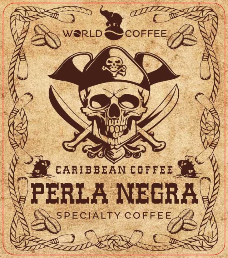 CARIBBEAN COFFEE – PERLA NEGRA - Hmotnost: 100 g
